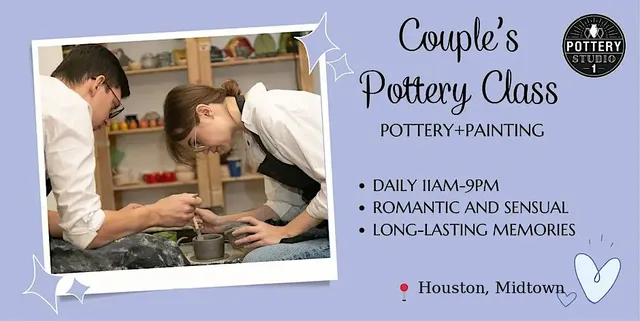 Love and Clay: Couple's Pottery Class PLUS - Houston