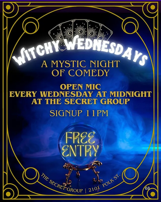 WITCHY WEDNESDAYS: Wednesday Open Mic Comedy