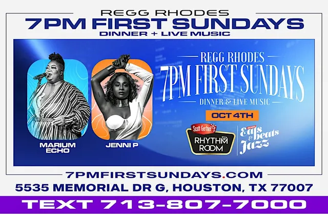 7PM First Sundays Live Music with Marium Echo & Jenni P - Free Parking