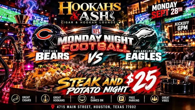 Monday Night Football: Bears vs. Eagles | Steak & Potato Night