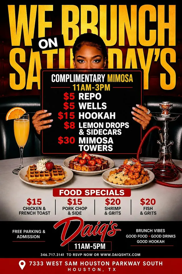 DAIQ’s On Saturdays!
