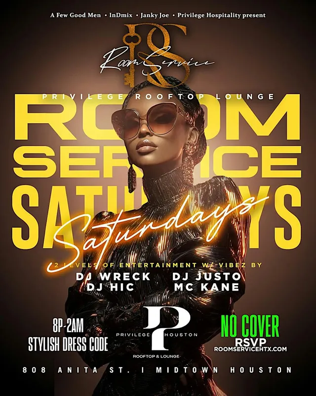 ROOM SERVICE SATURDAYs at PRIVILEGE ULTRA Lounge