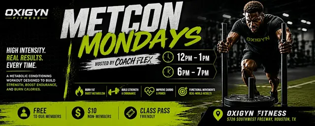 Metcon Mondays At Oxigyn Fitness