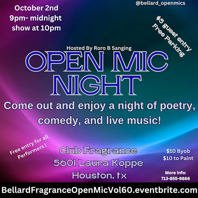 Friday Open mic Night: Halloween Edition