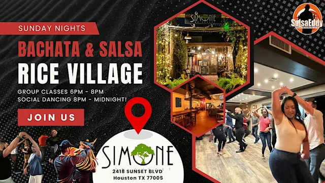 Sunday Funday 2026: Bachata & Salsa Night In Rice Village!